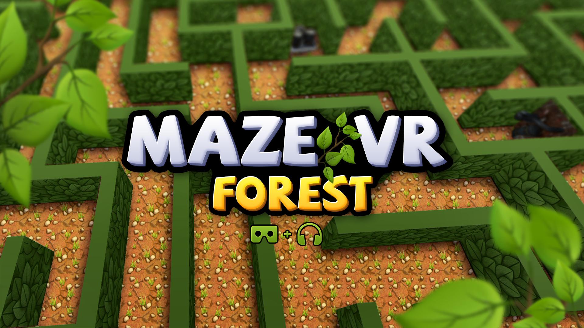 Android application Maze VR Forest - Cardboard screenshort