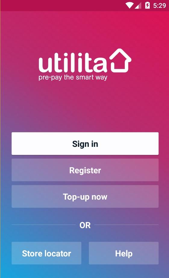 Android application Utilita Energy screenshort