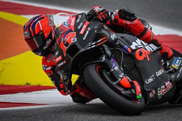 Aprilia's Maverick Vinales claimed the first sprint victory of his career at the Portuguese Grand Prix at the Algarve International Circuit on Saturday.