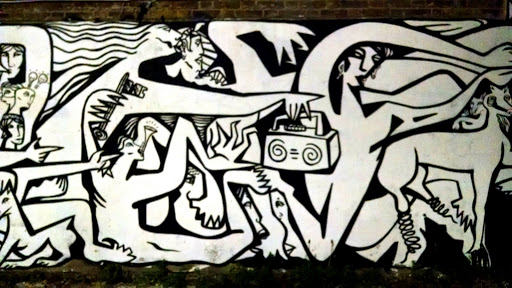 Black & White Mural