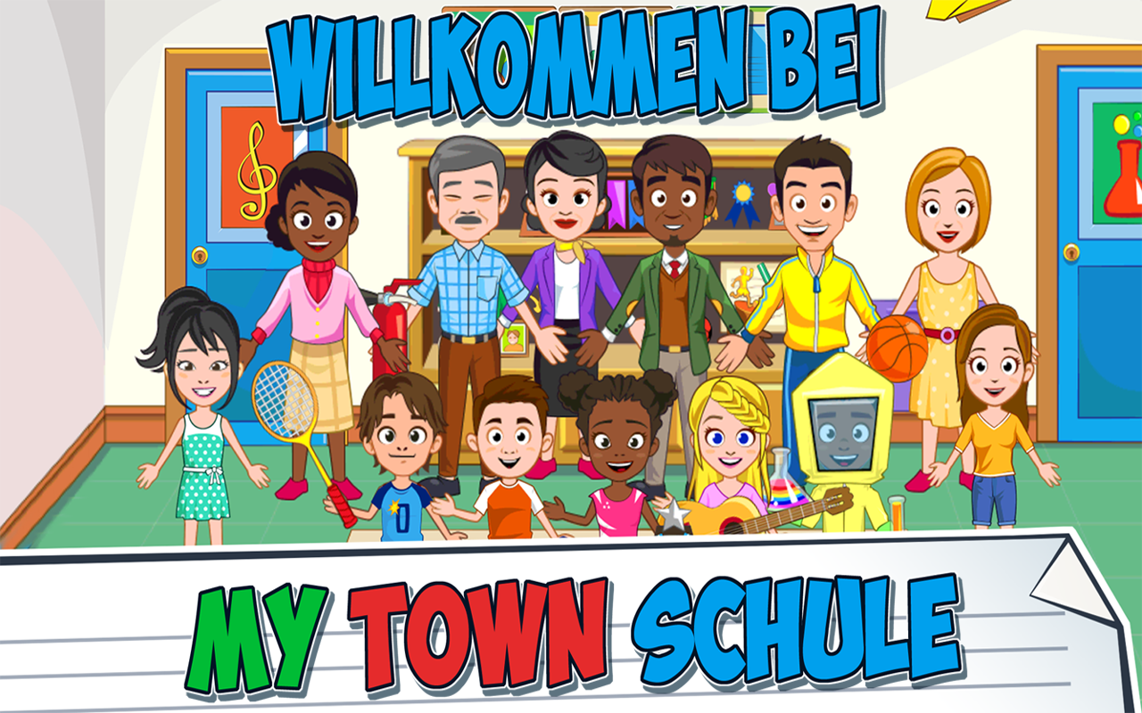 Android application My Town : School screenshort