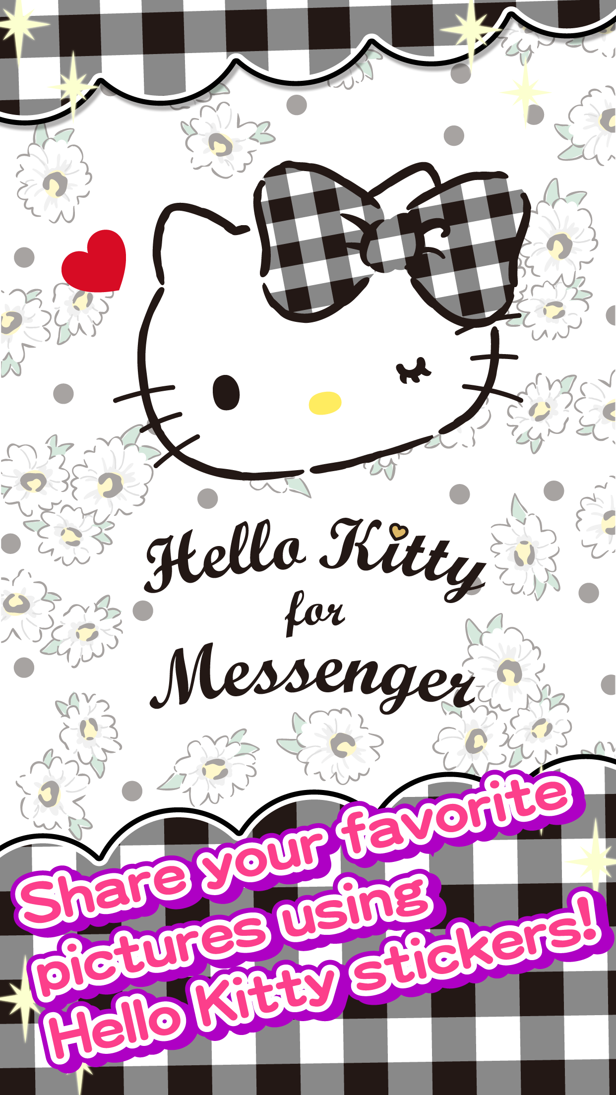 Android application Hello Kitty for Messenger screenshort