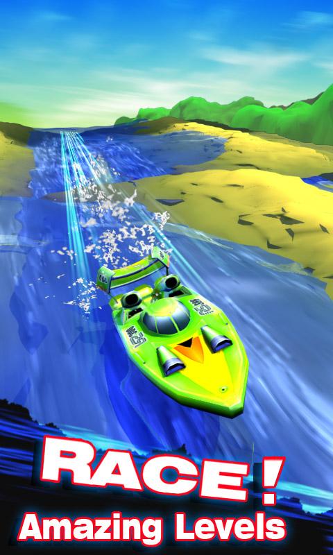 Android application Turbo Boat Dash screenshort