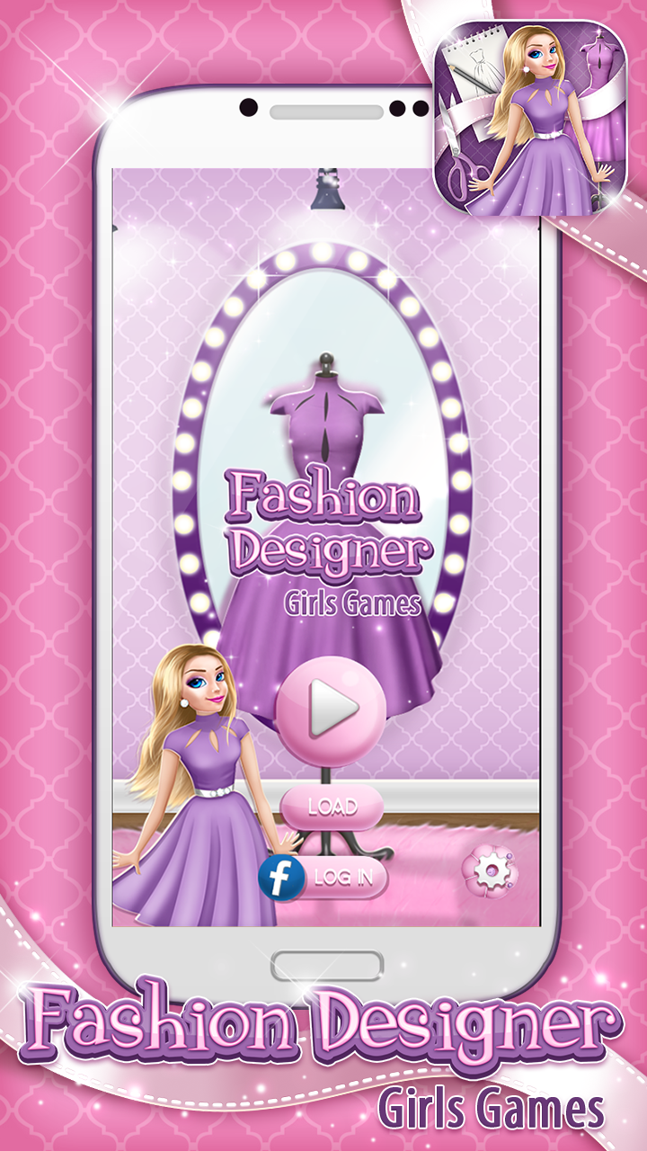 Android application Fashion Designer Girls Games screenshort