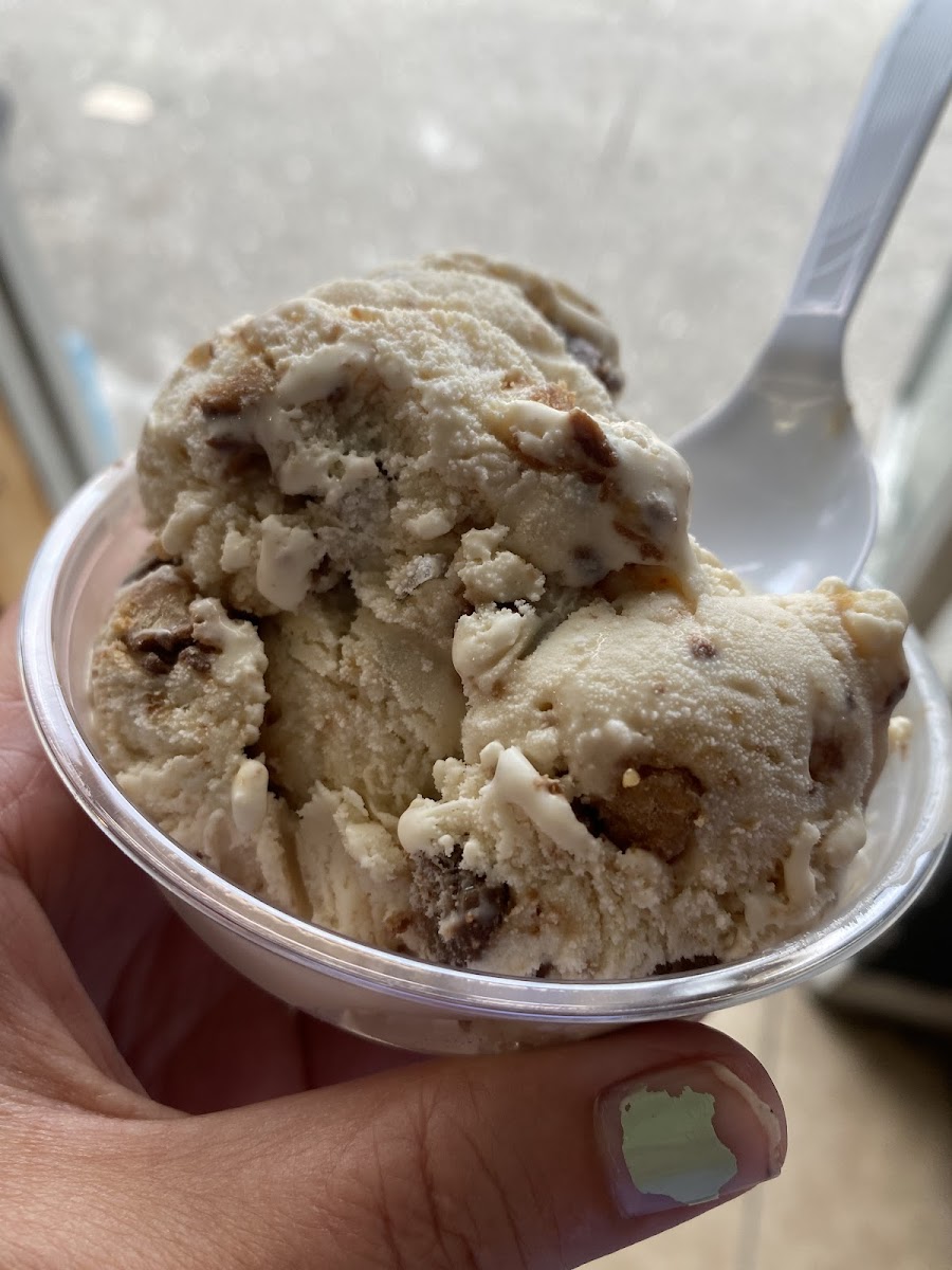 Gluten free, Reese's peanut butter cup ice cream!