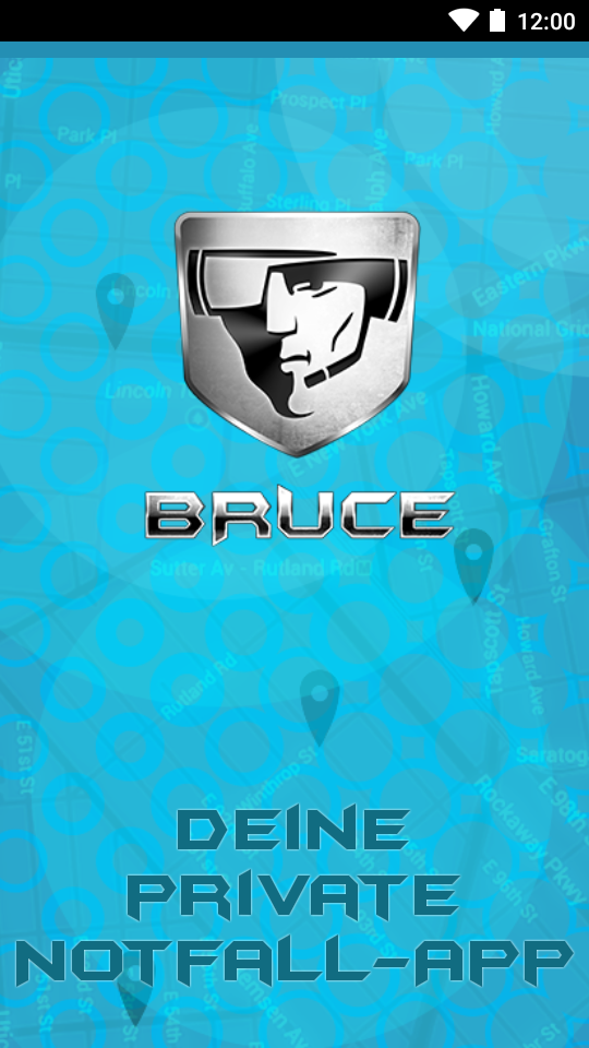 Android application Bruce - Notfall App screenshort