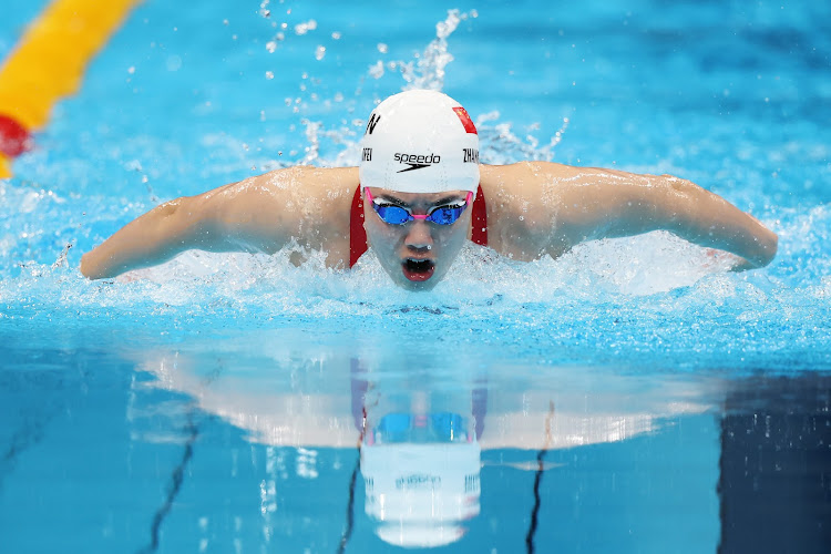 Yufei Zhang of Team China competes in the Tokyo Olympics in 2021. Picture: Tom Pennington/Getty Images