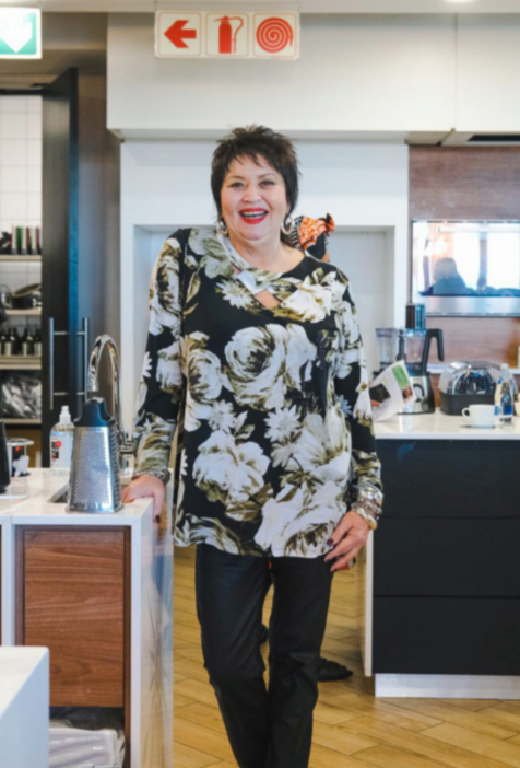 Jenny Morris aka 'The Giggling Gourmet'.