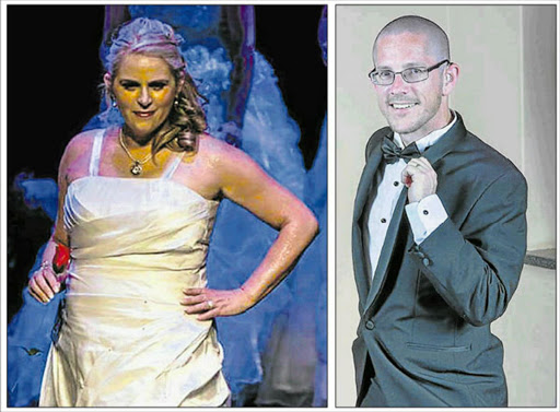 RAISING AWARENESS: Janice Jonker and Tim Stones flew East London’s flag high at the Forever Resorts Mrs Deaf and Mr Deaf South Africa pageant in Pretoria’s Atterbury Theatre last Friday night when they were crowned second princess and first runner-up respectively Picture: SUPPLIED