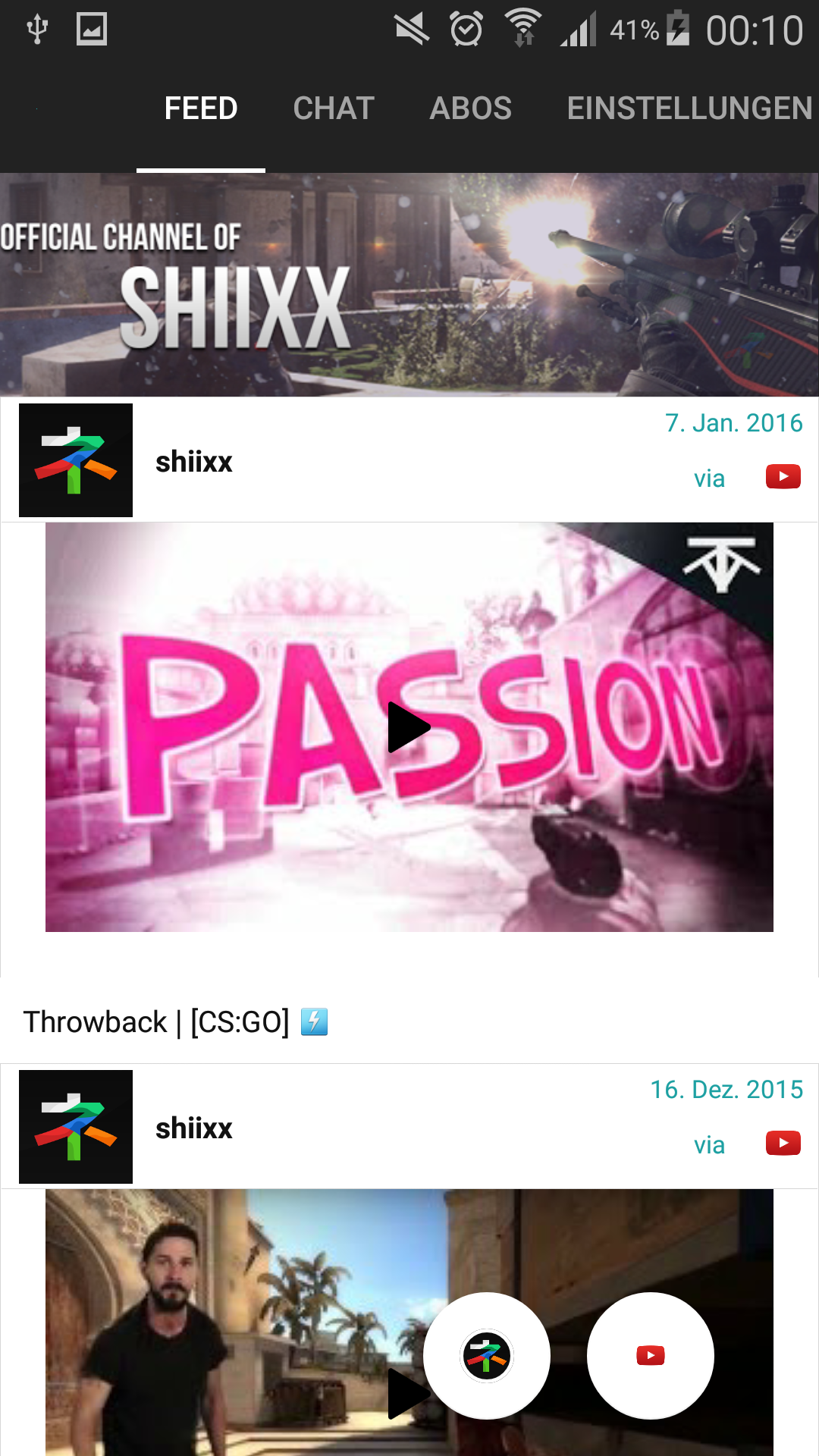 Android application shiiixx App screenshort