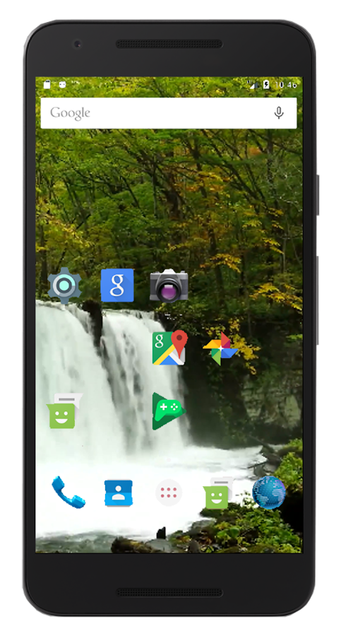 Красивый водопад Живые обои Crystal Screen — приложение на Android