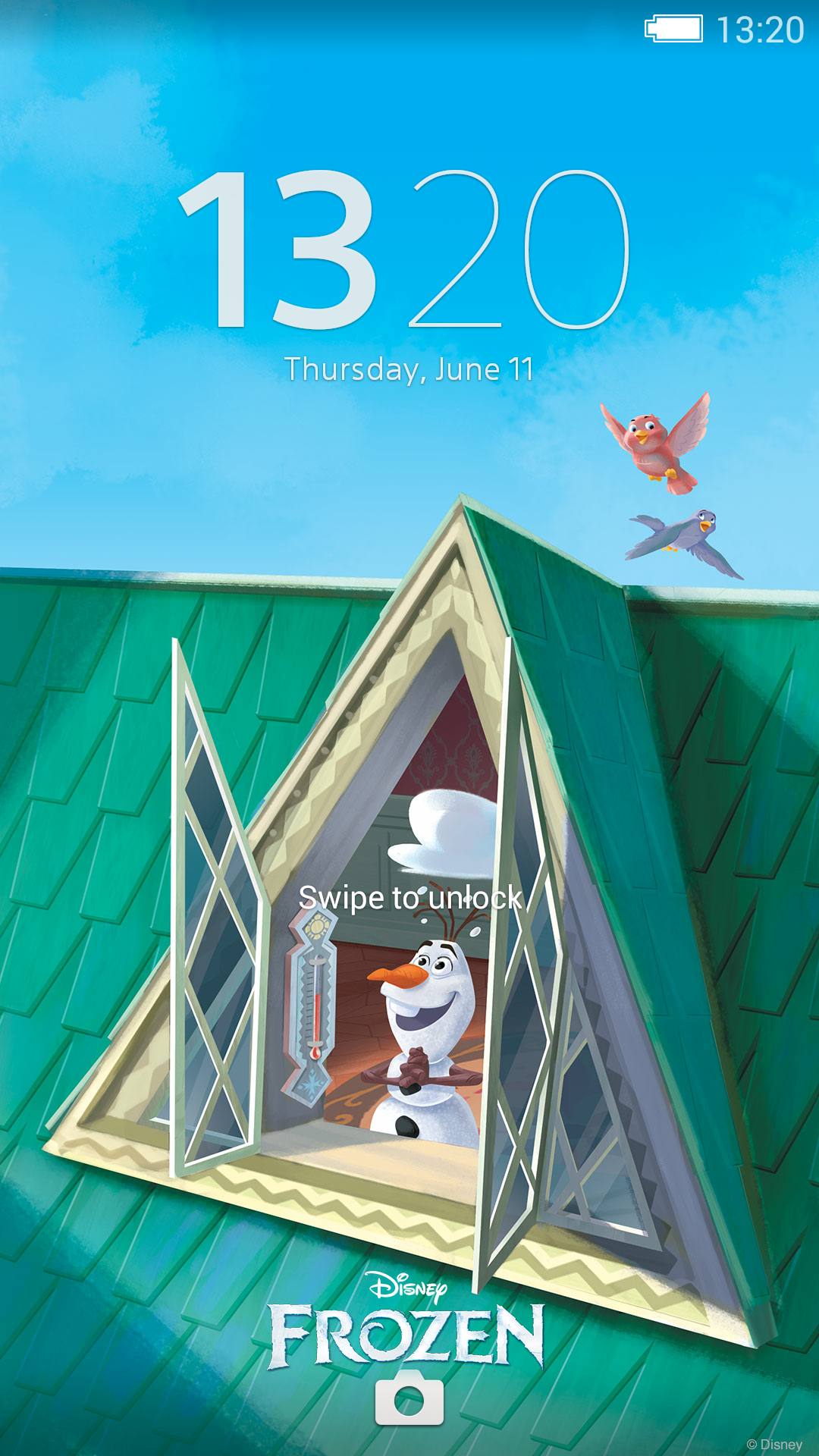 Android application XPERIA™ Frozen Summer Theme screenshort