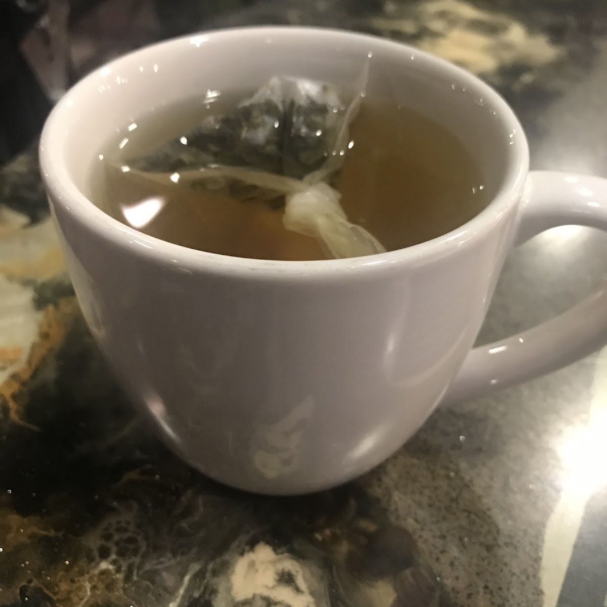 Peppermint Tea. The Coffee Exchange.