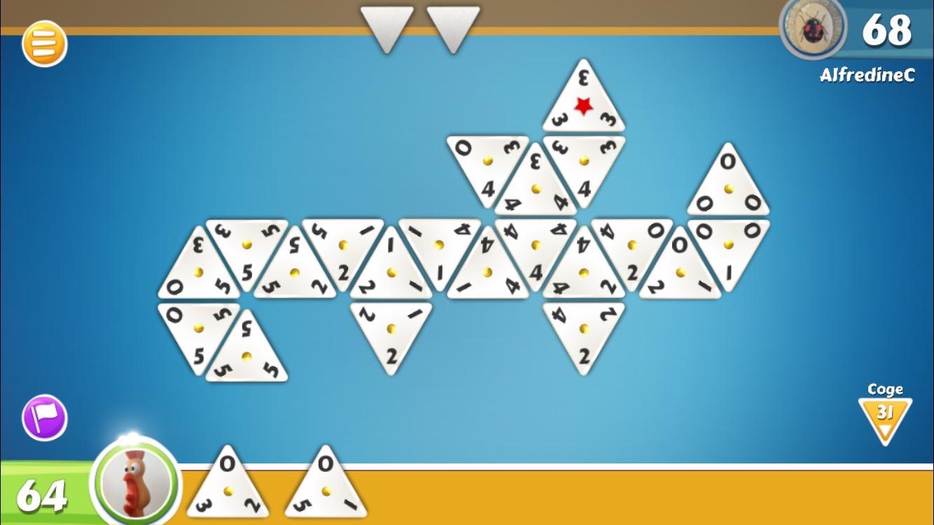 Android application Triominos, Triangular Dominoes screenshort