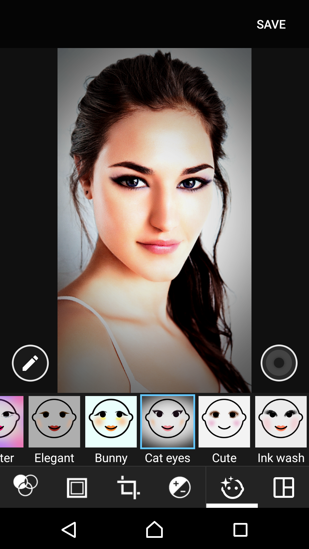 Android application Cat eyes screenshort