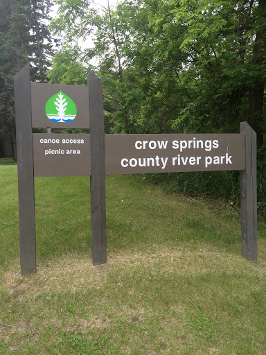 Crow Springs County River Park Entrance