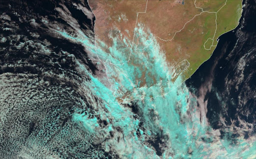 Cold fronts clearly visible on this image from Eumetsat.