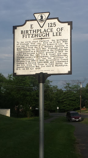 Birthplace of Fitzhugh Lee