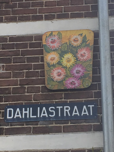 Dahliastraat Flower Mural