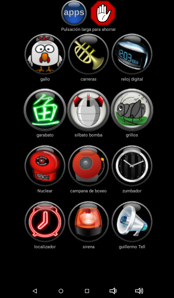 Android application LOUD Alarm Ringtones screenshort