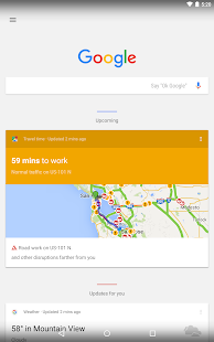 Google Now Launcher Screenshot