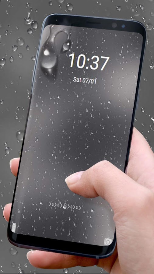 Тема дождливой воды — приложение на Android