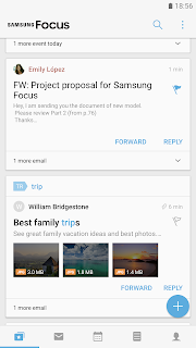 Samsung Focus screenshot