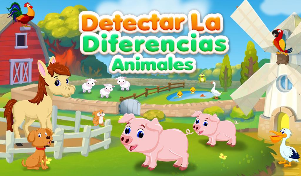 Android application Spot the Differences Animals screenshort
