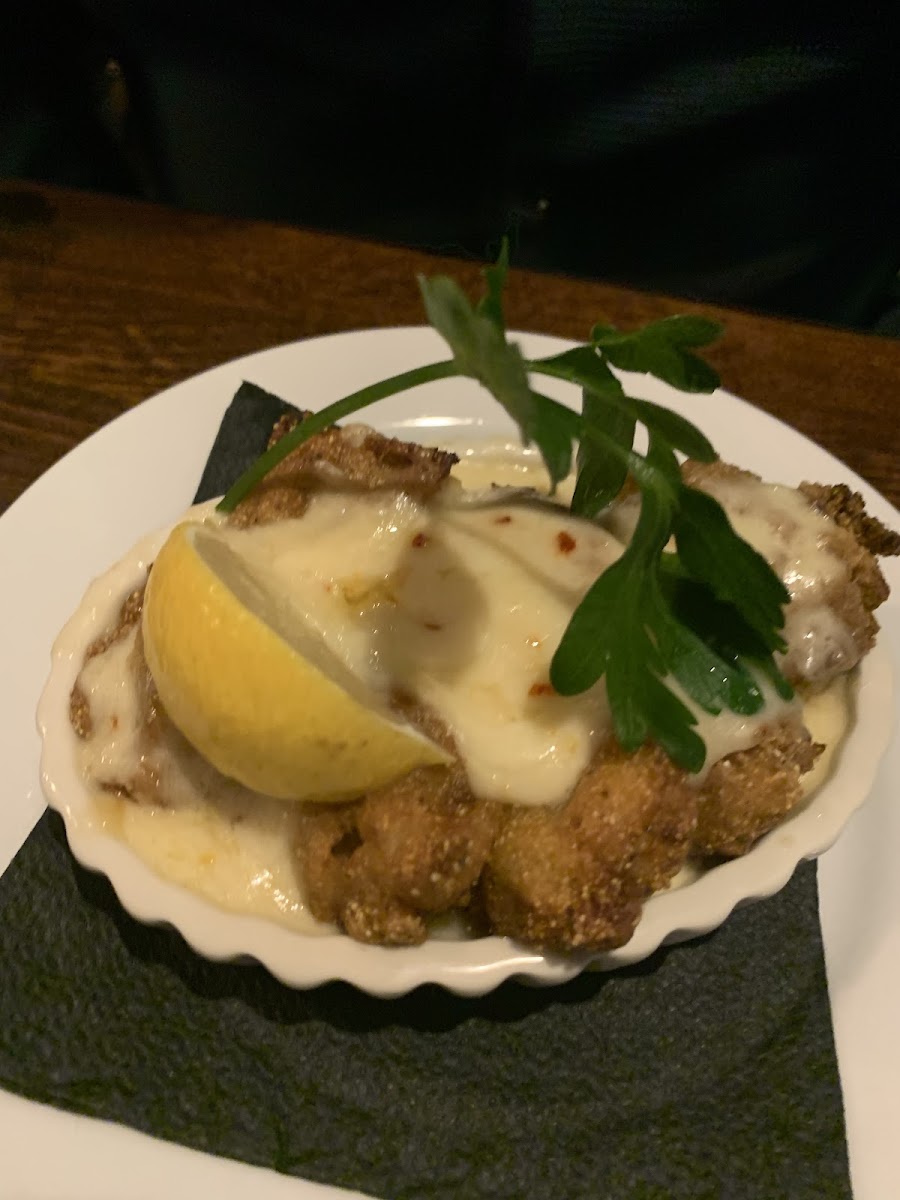 Fried oysters