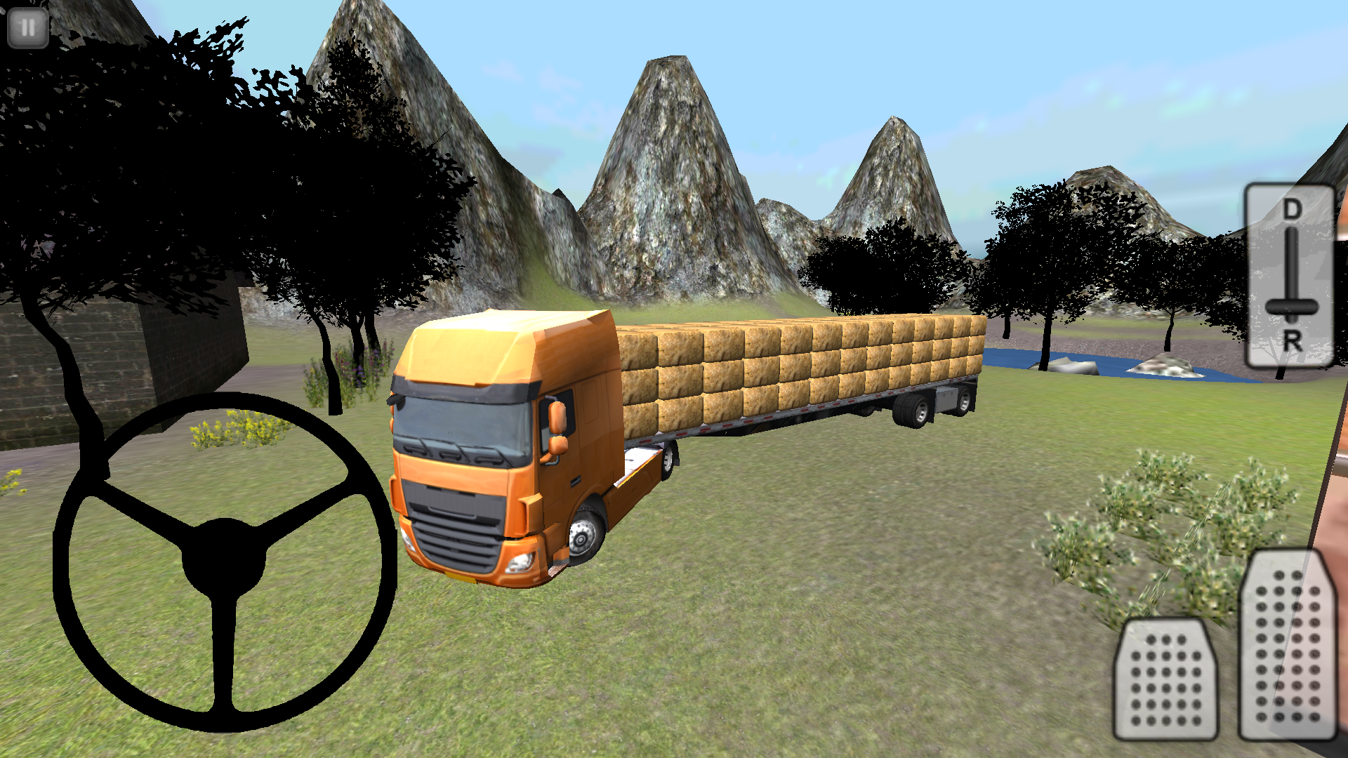 Android application Farm Truck 3D: Hay screenshort
