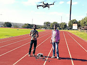 Flight Mode Productions partners Kgolane Moruthane  and Kabelo Afrika fly their commercial drone.