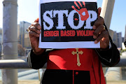 A protest and prayer event on Nelson Mandela Bridge in Johannesburg against gender-based violence in SA.  