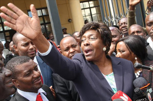 A file photo of suspended Lands Cabinet Secretary Charity Ngilu.