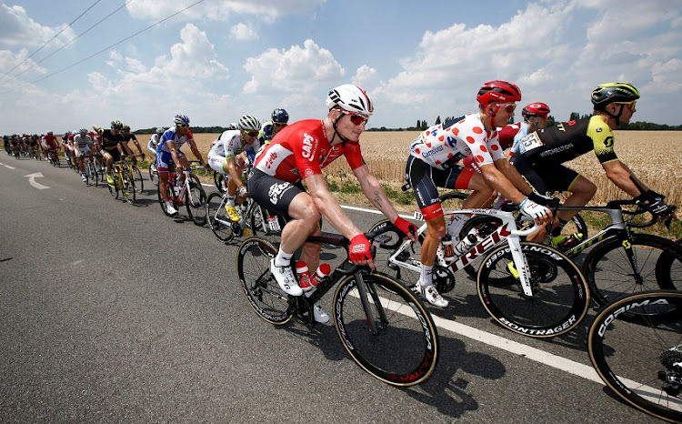 The 181-km Stage 8 from Dreux to Amiens Metropole - July 14, 2018 - Lotto Soudal rider Andre Greipel of Germany in action.
