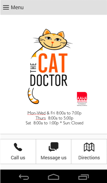 Android application The Cat Dr screenshort