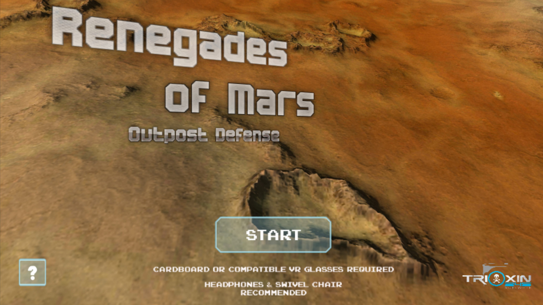 Android application Renegades of Mars VR screenshort