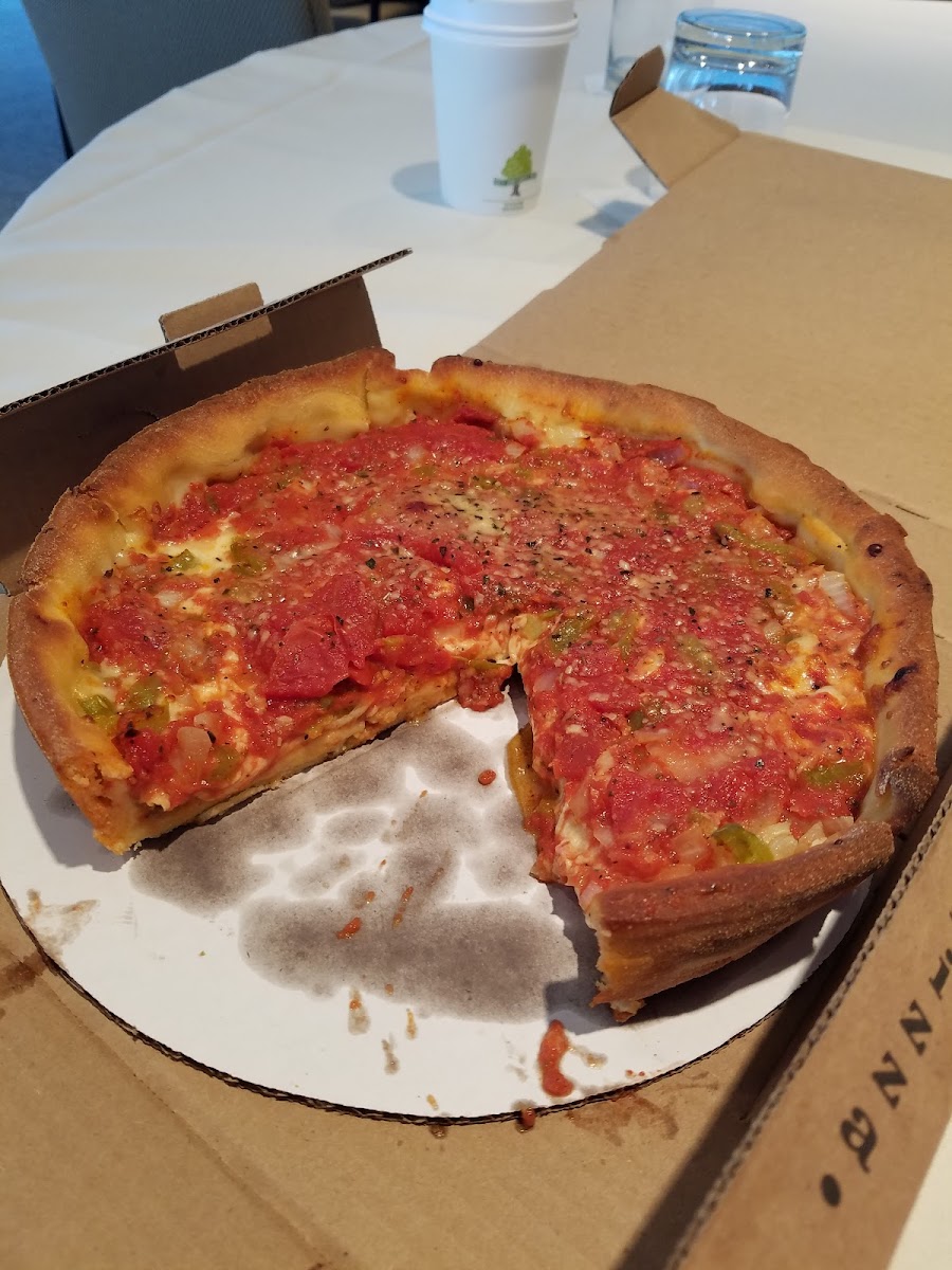 Gluten-Free Deep Dish Pizza at Chicago's Pizza