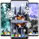 ダウンロード Snow Live Wallpaper ❄️ White Winter HD Wa をインストールする 最新 APK ダウンローダ
