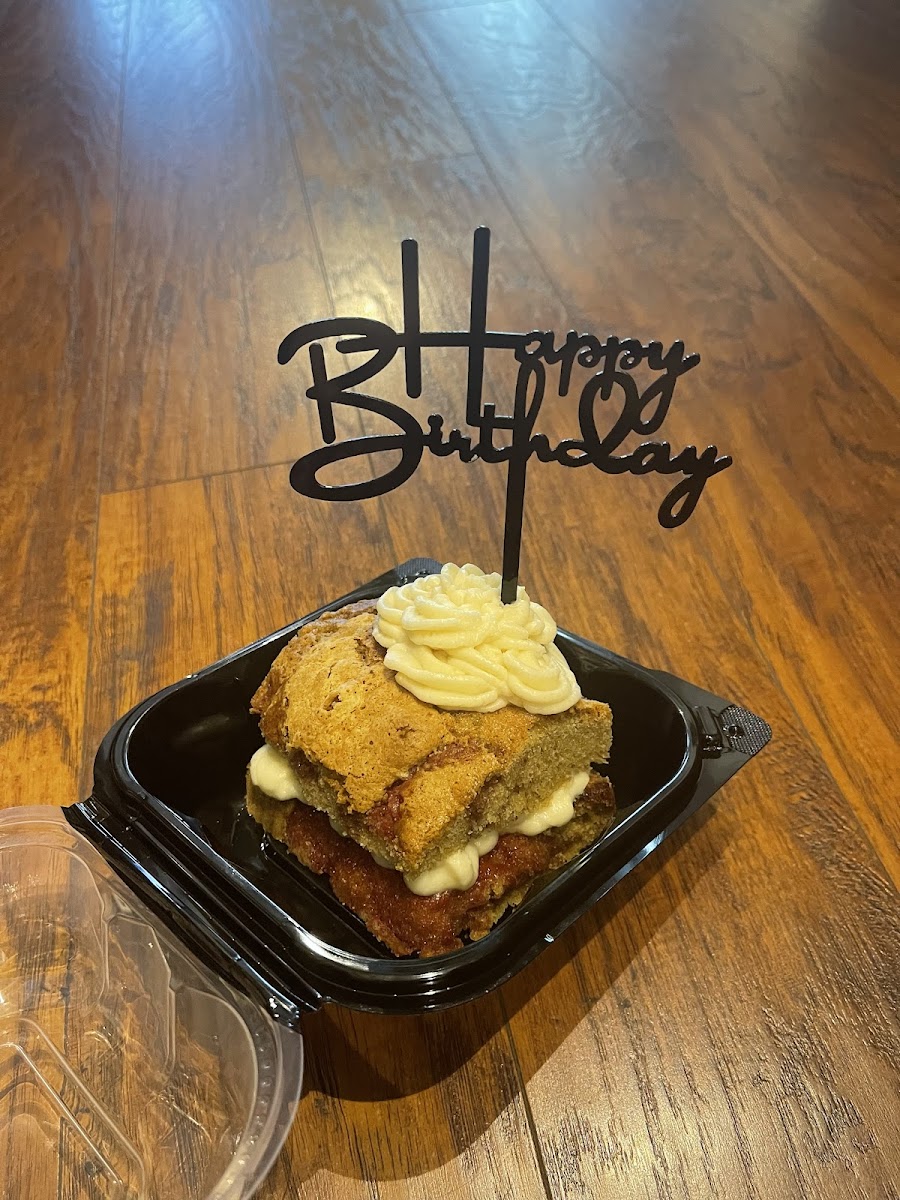 4 serving birthday cake $20.75