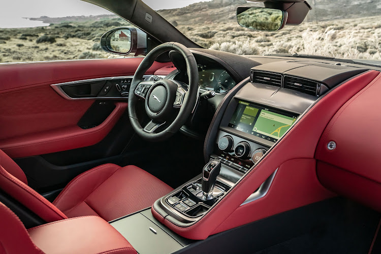 Jaguar F-Type interior updates.
