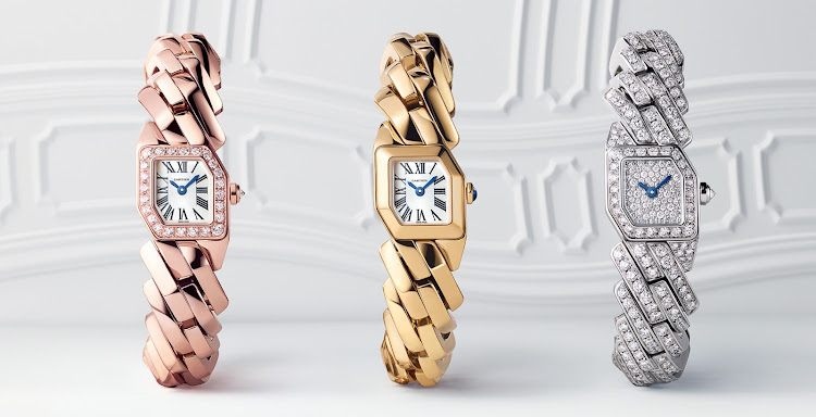 Maillon de Cartier pink, yellow and white gold.