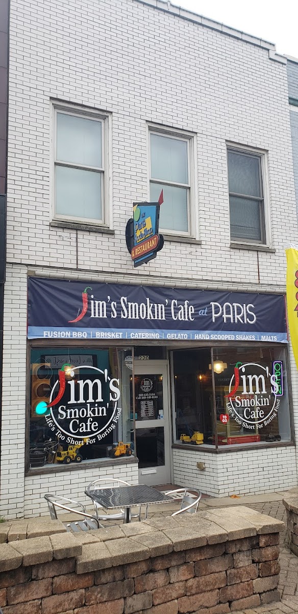 Jims Smokin Cafe Outdoor Seating