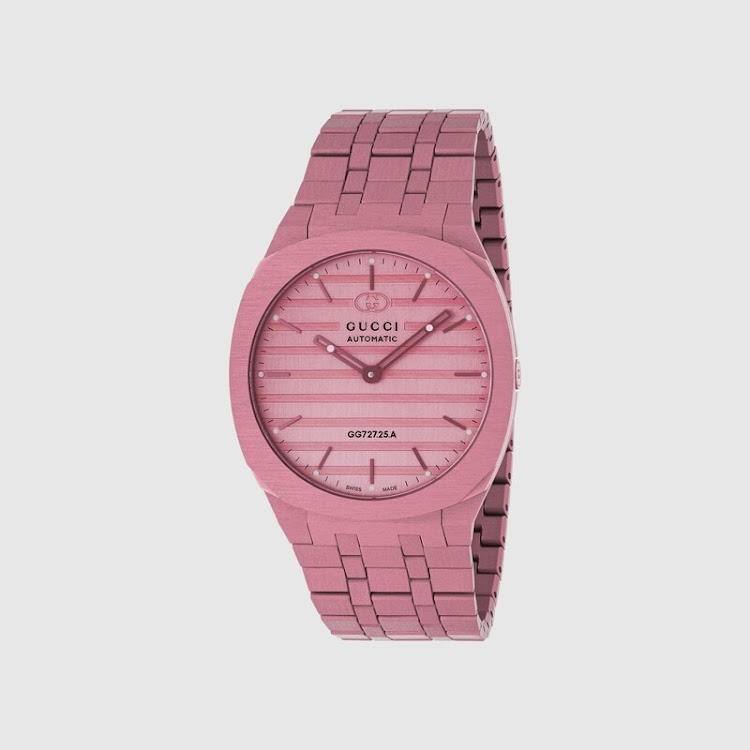 Gucci 25H watch 40mm pink.