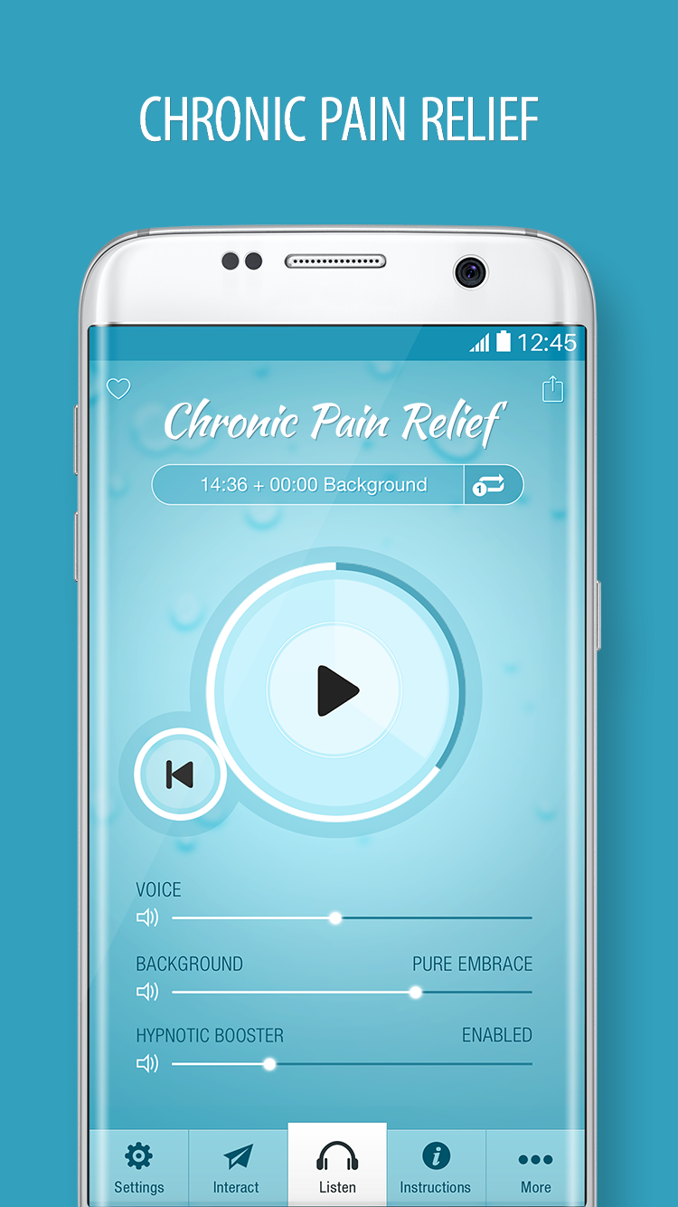 Android application Pain Relief Hypnosis Free screenshort