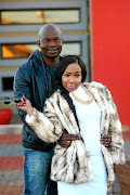 Mshoza with  husband Thuthukani Mvula, in happier times. 