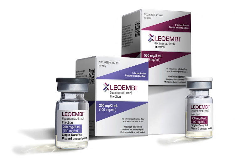 The Alzheimer's drug Lequemb, January 20 2023. Picture: EISAI/REUTERS