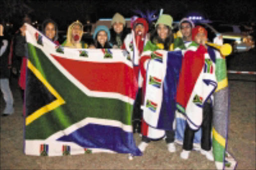 20090625 The Jivan family are Soccer lover at Nasrec park and ride on they way to the game between bafana bafana Vs Brazil at Ellis park stadium in Johannesburg on the 25th June 2009. PIC: © ELVIS NTOMBELA.