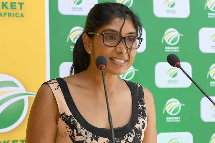 Kugandrie Govender (Acting CEO of CSA) during the 2020/2021 CSA Season Launch at Nelson Mandela Oval on October 22, 2020 in Hammanskraal, South Africa.