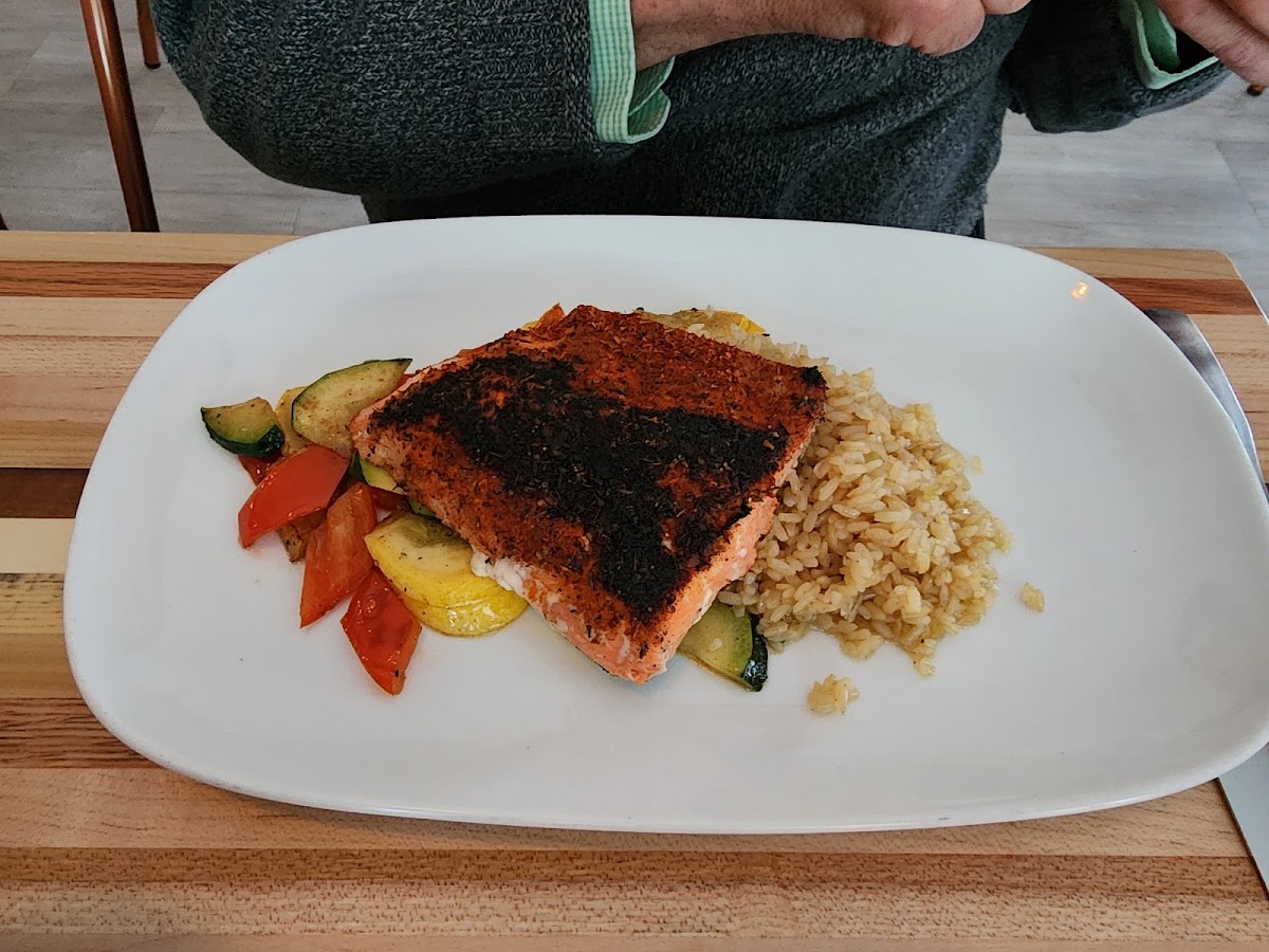 Blackened salmon