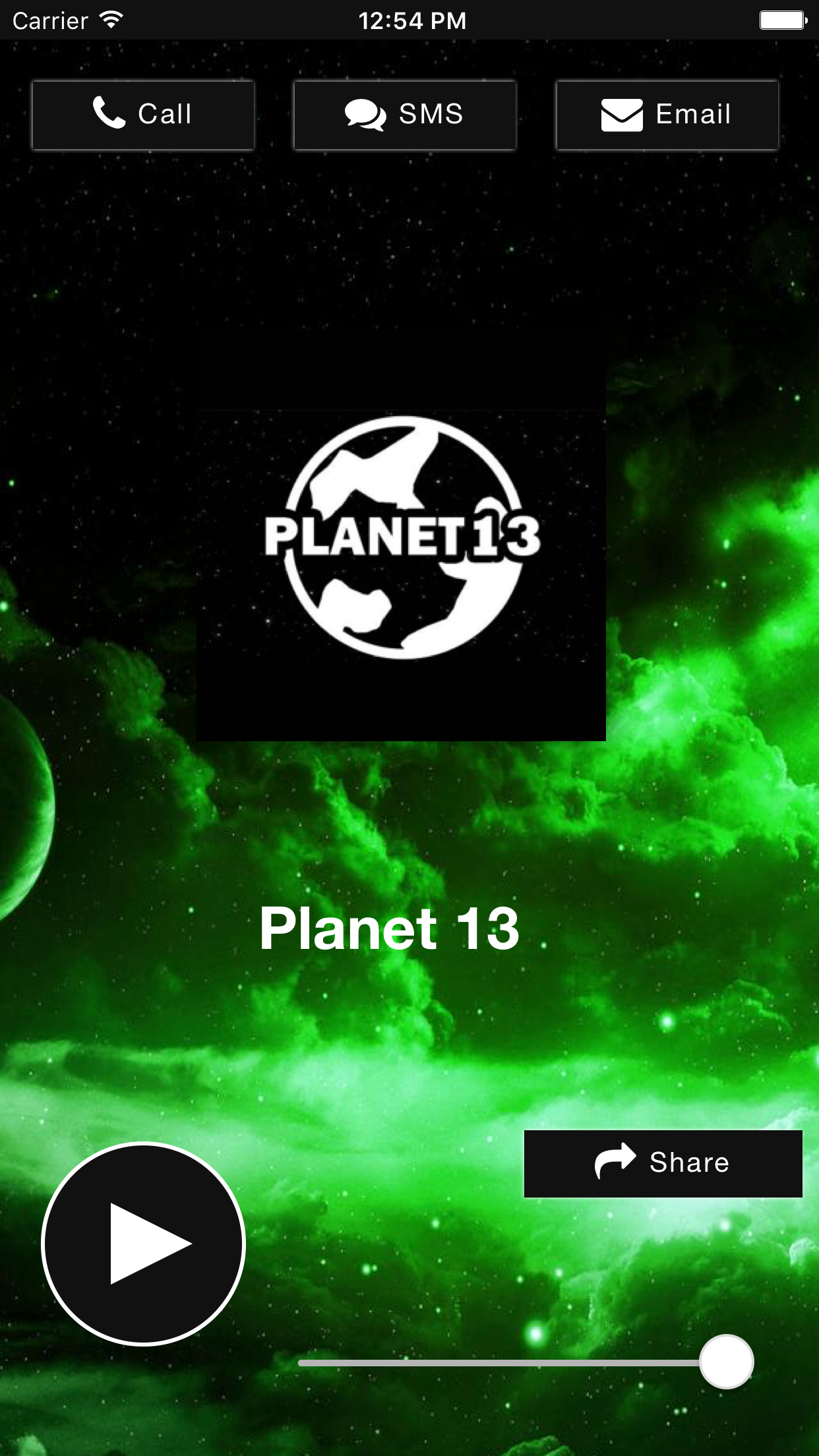 Android application Planet 13 screenshort